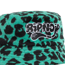 Load image into Gallery viewer, Cheetah Bucket Hat (Teal)