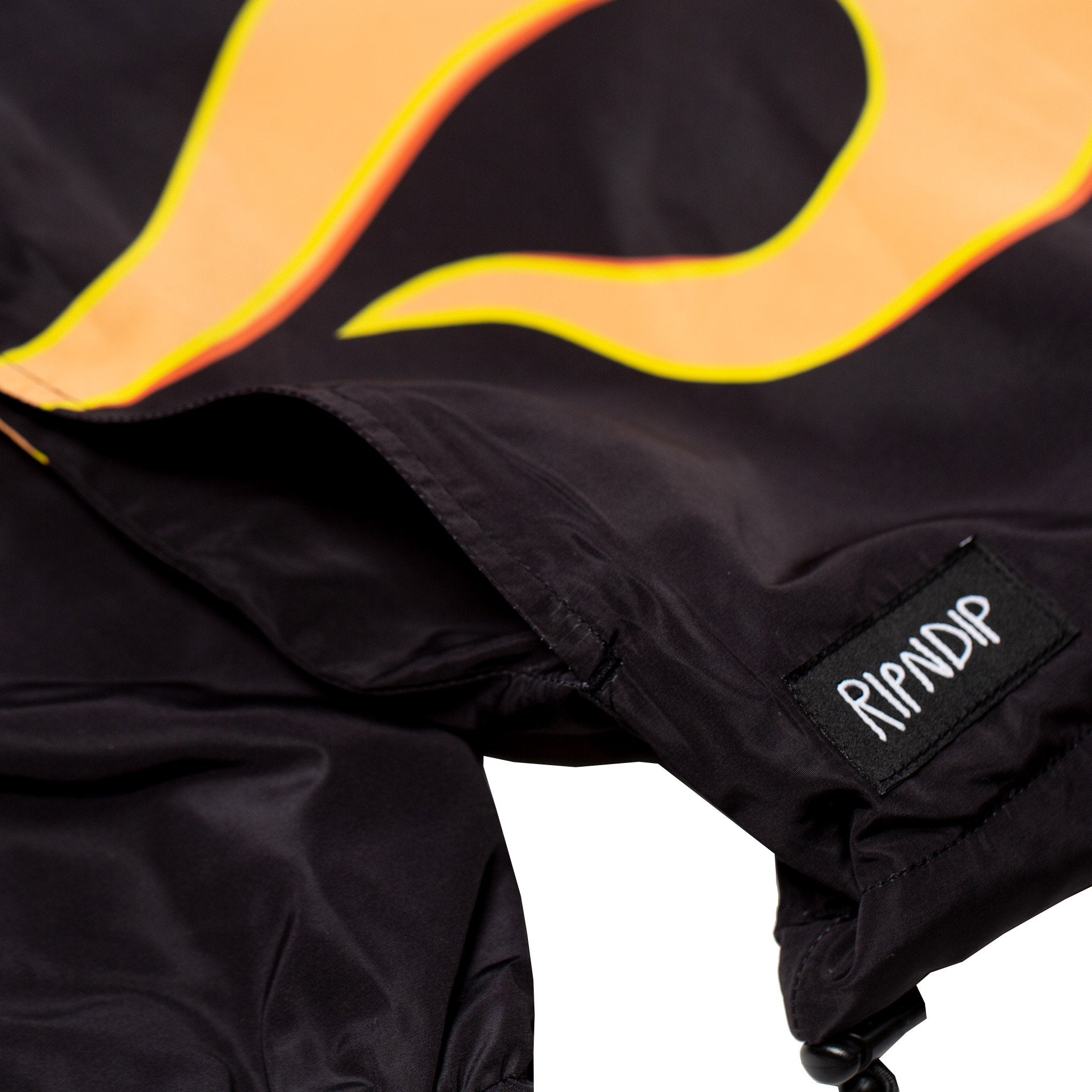 Flaming Hot Anorak Jacket (Black) – ripndipclothingmnchdsh.com