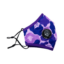 Load image into Gallery viewer, Ventilator Face Mask (Purple Camo)
